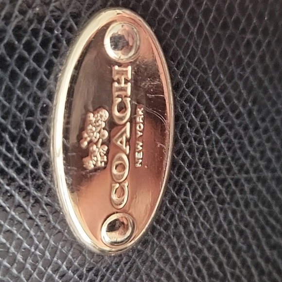 Coach Handbags - Coach Black leather 2 way tote